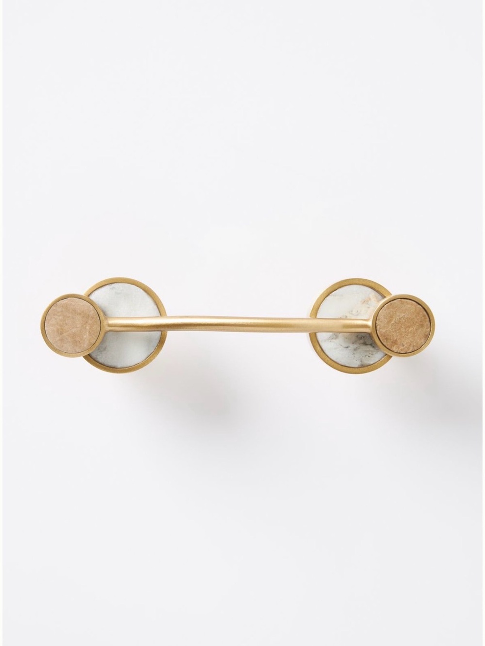 Anthropologie Brisa Cabinet Pulls Brass and Marble